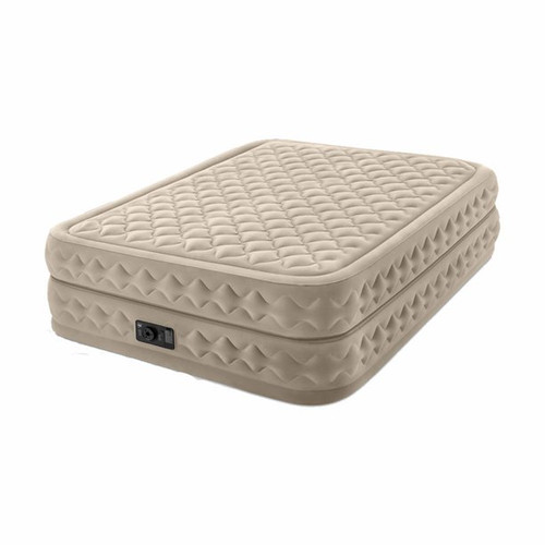 20in Queen Dura-Beam® Deluxe Fiber-Tech Supreme Air-Flow Air Mattress with Built-In Electric Pump