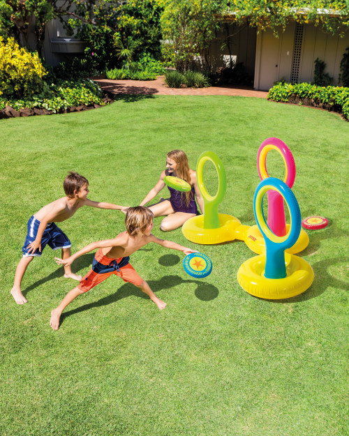 Inflatable Flying Disc Toss Game