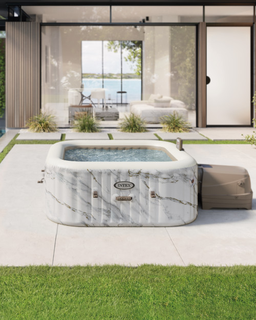 PureSpa Calacatta Jet and Bubble Deluxe Set - 4 Person