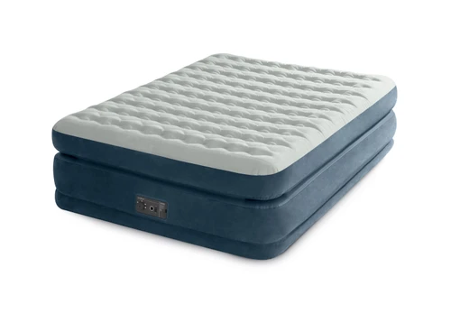 22in Queen Dura-Beam® Fiber-Tech Control Comfort Air Mattress with Built-In Pump