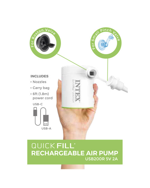 Quick-Fill® USB Electric Air Pump - USB200R