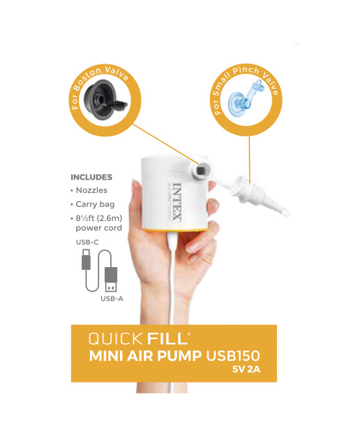 Quick-Fill® USB Electric Air Pump - USB150