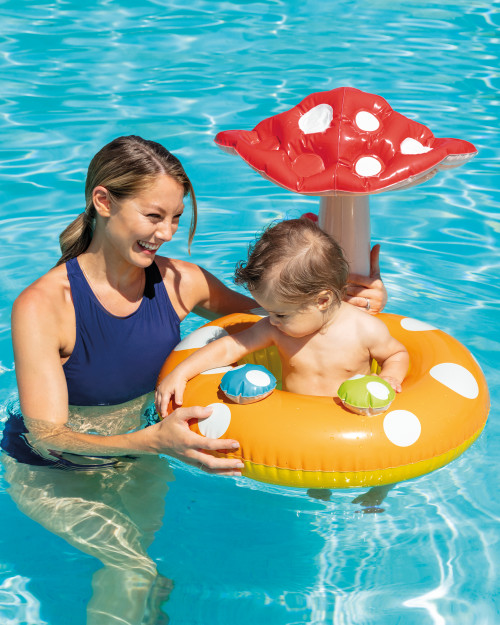 Mushroom Inflatable Kiddie Pool Float