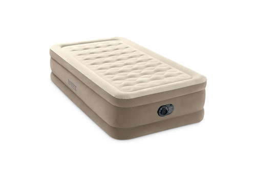 Dura-Beam® Deluxe Ultra Plush Air Mattress 18in. Twin with Built-In Electric Pump