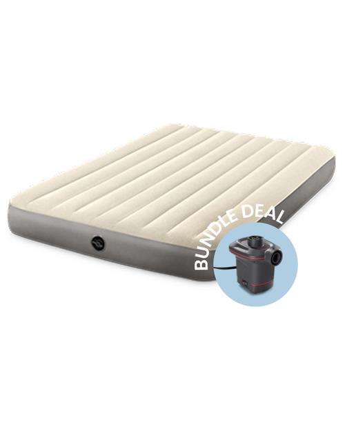 Dura-Beam® Standard Air Mattress 10" Queen with Pump Bundle