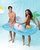 Double Pillow-Back Inflatable Floating Lounge