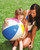 Glossy Panel Inflatable Beach Ball - 24"