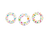 Lively Print Inflatable Swim Rings - Assortment