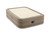 20in Queen Dura-Beam® Deluxe Fiber-Tech Thermalux Air Mattress with Built-In Electric Pump - Tan