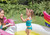 Mystic Unicorn Inflatable Spray Kiddie Pool