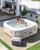 PureSpa™ Chevron Deluxe Inflatable Hot Tub Set - 6 Person