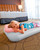 Kidz Inflatable Pillow 17"x11" - Pink/Blue