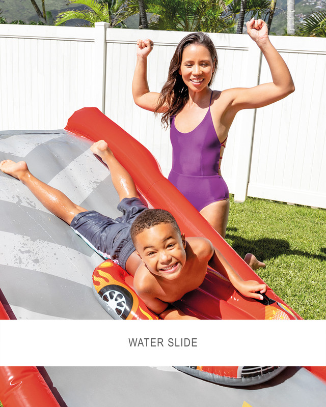 INTEX Racing Fun Inflatable Water Slide
