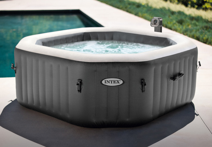 79in X 79in X 28in Purespa Bubble Spa Set 28413wl Intex