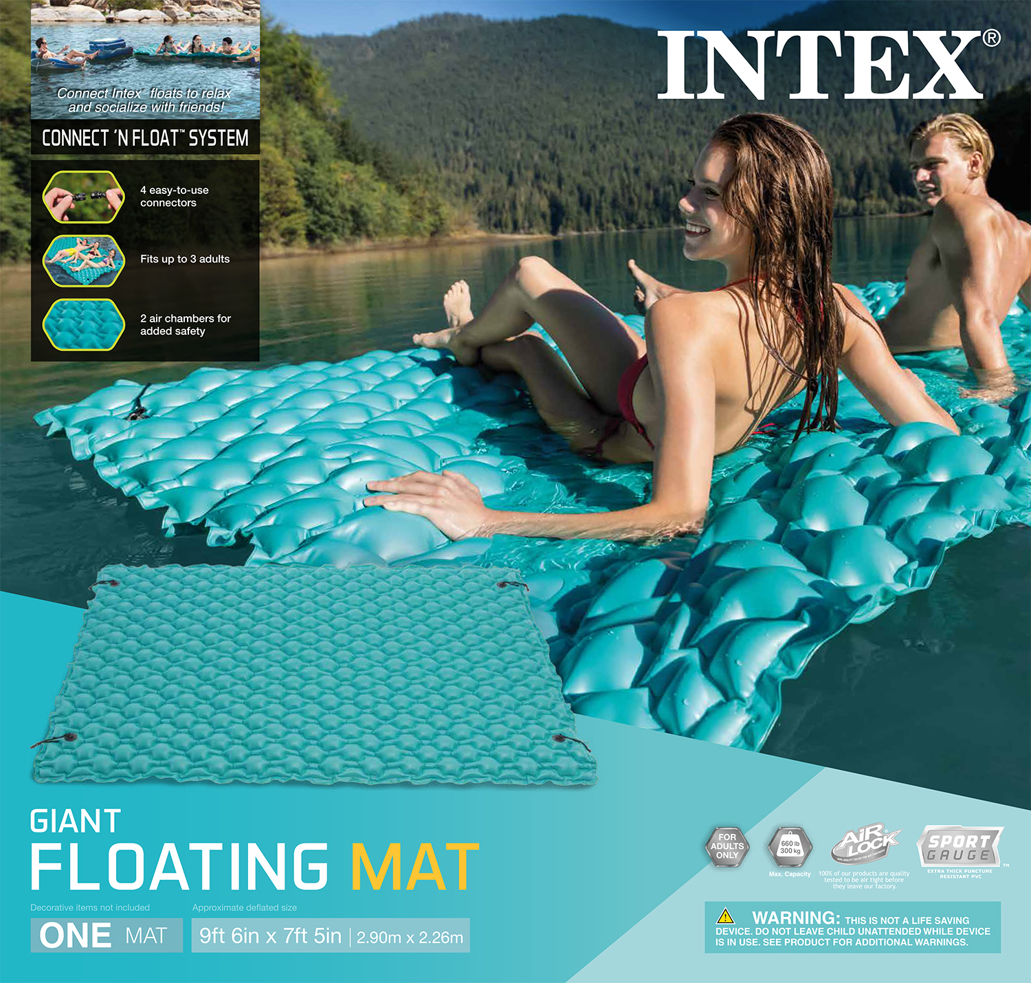 Giant Floating Mat