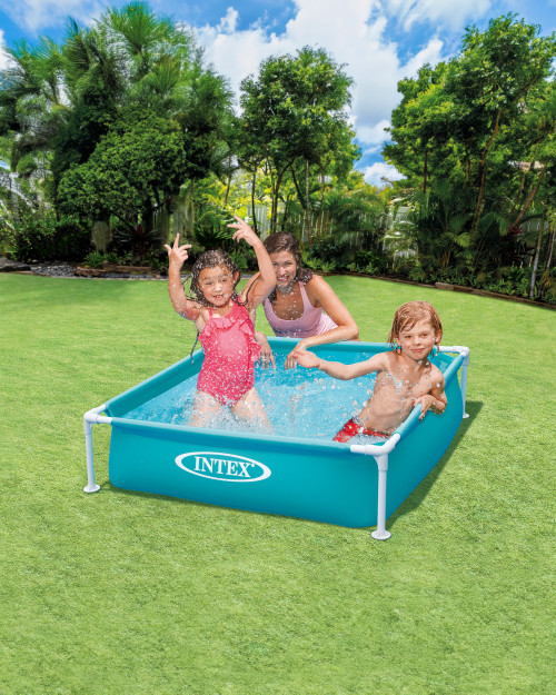 SMALL POOLS スモールプール Intex 4 Foot x 12 Inch Miniature Durable Vinyl Outdoor Above
