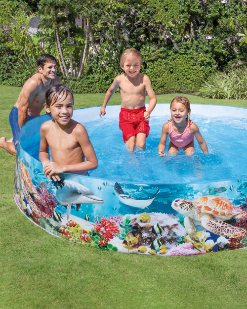 INTEX Snapset® Deep Blue Sea Pool - 8' x 18
