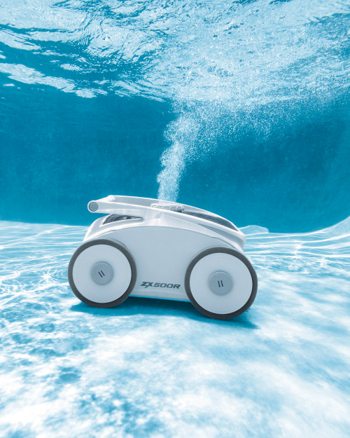 INTEX ZX500R Cordless Electric Automatic Robotic Pool Cleaner for
