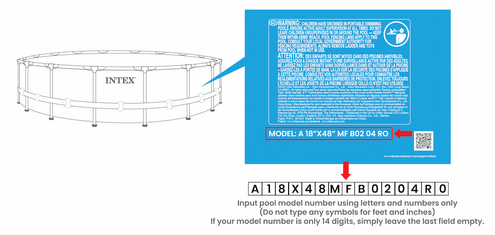 Pool Liner Model Number
