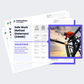 Structural Steel Construction Safe Work Method Statements Pack Mockup