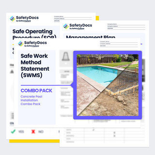 Concrete Pool Installation Combo Pack Mockup