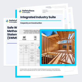 Integrated Industry Suite for Carpentry on Construction Mockup
