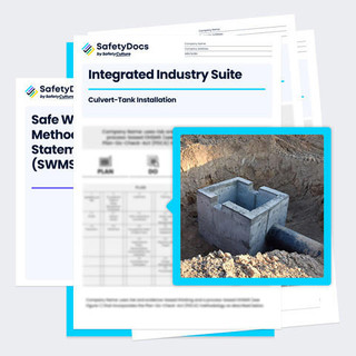 Integrated Industry Suite for Culvert-Tank Installation Mockup