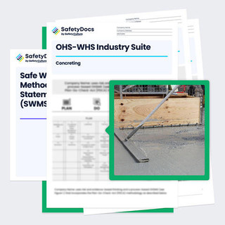 Concreting OHS-WHS Industry Suite Mockup