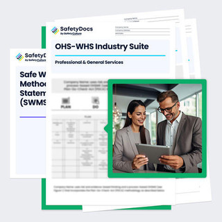 Professional & General Services OHS-WHS Industry Suite Mockup