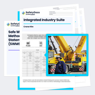 Integrated Industry Suite for Crane Hire Mockup