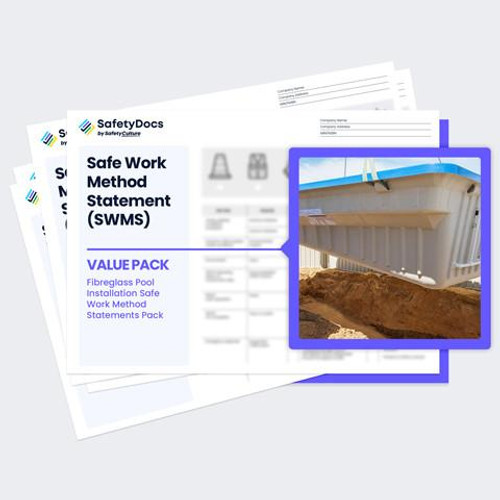 SafetyDocs by SafetyCulture Fibreglass Pool Installation Safe Work Method Statements Pack SafetyDocs by SafetyCulture Fibreglass Pool Installation Safe Work Method Statements Pack