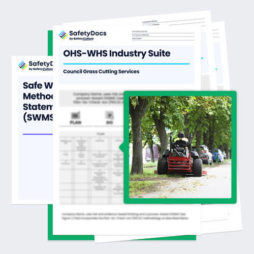 Council Grass Cutting Services OHS-WHS Industry Suite Mockup