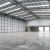 Industrial steel shed interior