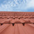 House roof with clay tiles
