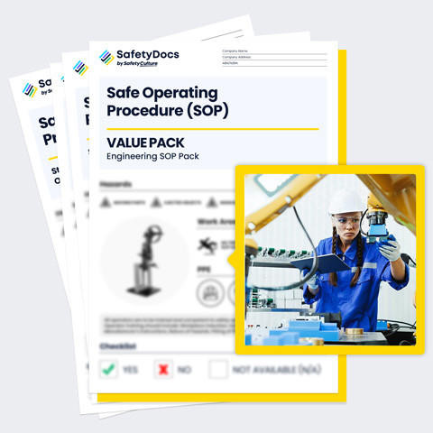Safety Sop Example Engineering SOP Pack | SafetyDocs PDF & Word Templates