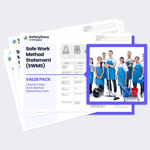 Cleaners SWMS Pack | SafetyDocs PDF & Word Templates