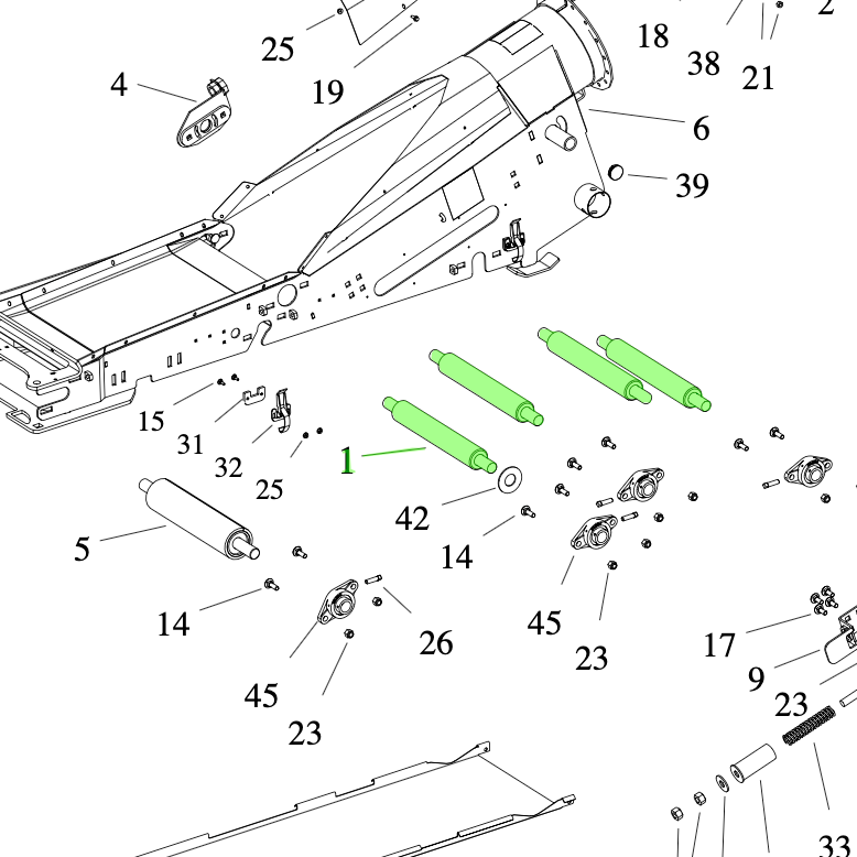 ピーコページ AGI Batco BCX3 TDFL CUB Hopper Parts Finder