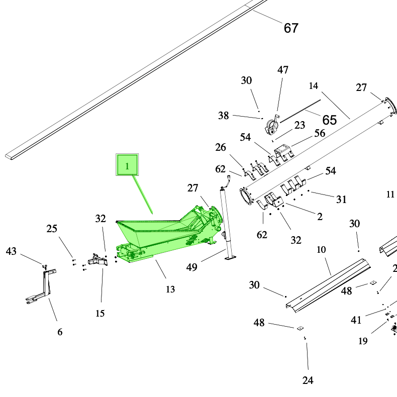 AGI Batco 1335 FL Main Assembly Parts Finder
