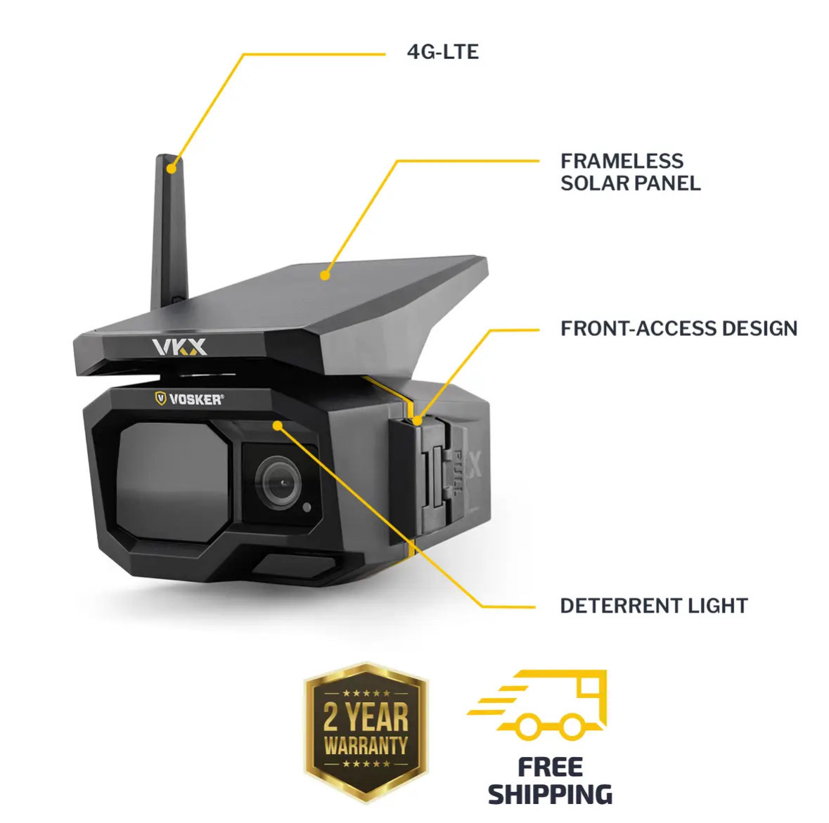 VKX Solar Powered 4G-LTE Security Camera | CBC