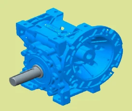 Gearbox, NMRL-PO63, 30:1 Ratio, 56C Input, w/1" Shaft and Aluminum Cover