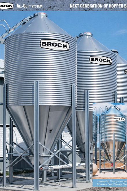 6'-9' Brock Hopper Feed Bins photo 1