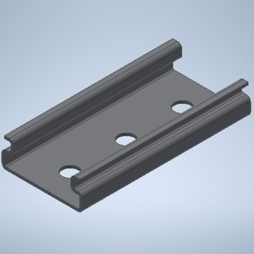 Din Mount Power Panel 3in Nom Rail