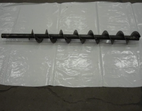 Auger Weldment - Cutback Flight 7in x 70in