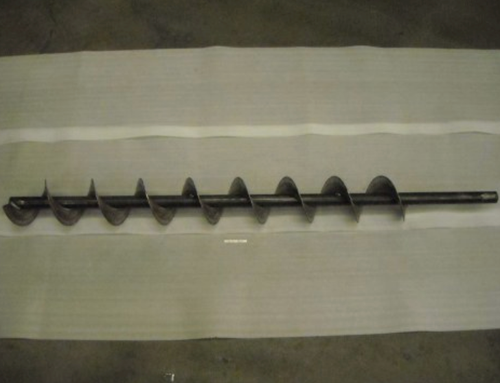 Auger Weldment-Cutback Flight 9 x 94.5 Long