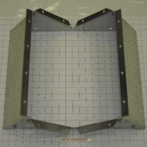 Fill Hopper Galvanized Base Subassembly