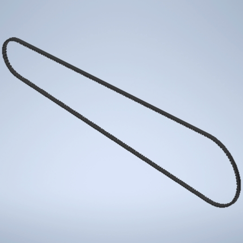 5VX1250 Cog With Raw Edge Belt