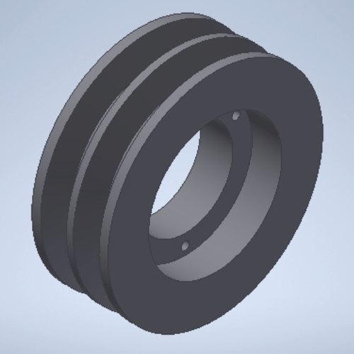 B-4.6in x 2 Groove - QD Sheave