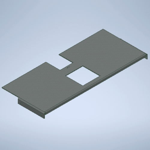 Grain Shelf-Drag Unload Ramp