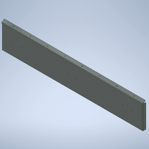 Grain Trough-Latch Bracket Holes Side