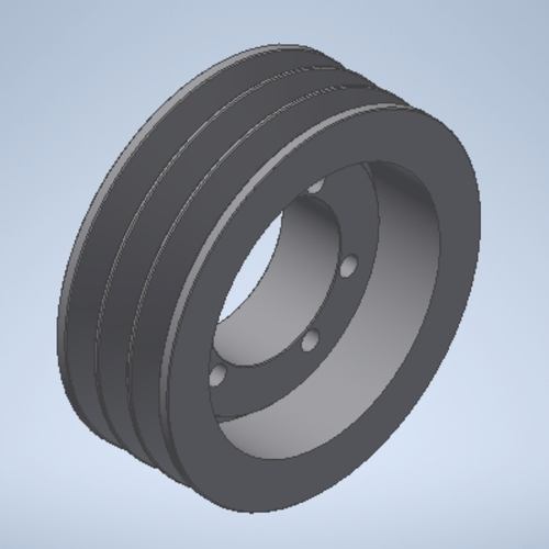 5V-6.7in x 3 Groove-Sk Sheave